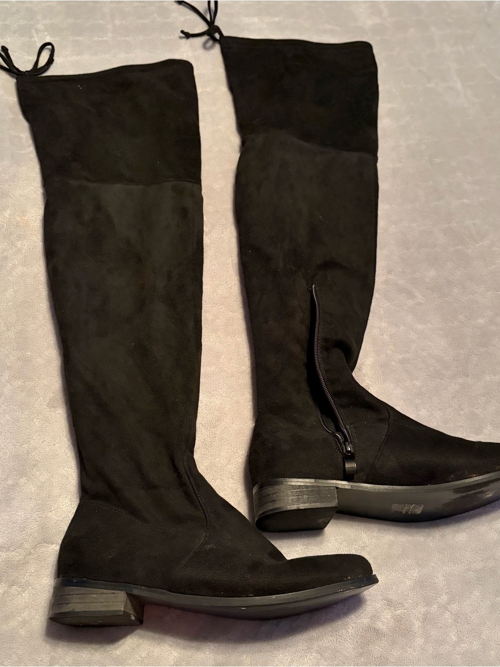 SHEIN Black Over-the-Knee boots